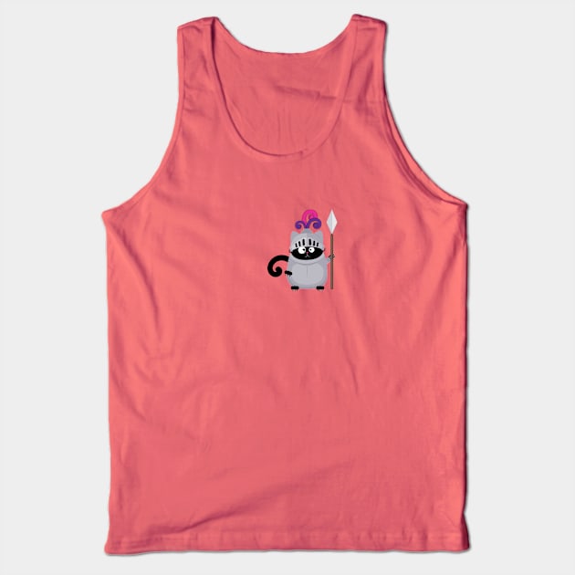 Black cat knight Tank Top by AnnArtshock